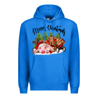 True Royal merry christmas pig Premium Hoodie - FaDigitalArtStudio