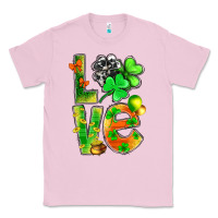 Bubblegum Pink st.patrick love with clover Classic Tee - NancyCooperArtShop