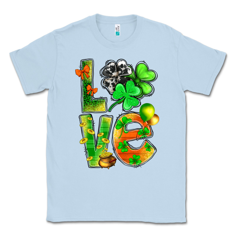 St.patrick Love With Clover Classic Tee by NancyCooperArtShop | Teevron