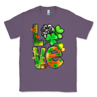 Lavender st.patrick love with clover Classic Tee - NancyCooperArtShop