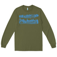 Army Green collinwood mansion from dark shadows Long Sleeve Tee - lanVoArt