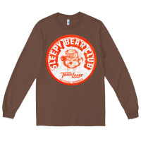 Chestnut sleepy bear club   70s thrift store aesthetic Long Sleeve Tee - lanVoArt