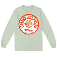 Matcha sleepy bear club   70s thrift store aesthetic Long Sleeve Tee - lanVoArt