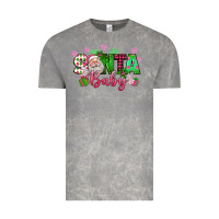 Cloud Rock santa baby pink christmas Vintage Tee - texasbilliewilder