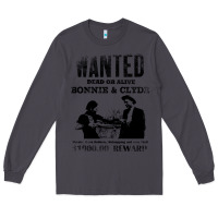 Smoke wanted bonnie and clyde, distressed Long Sleeve Tee - lanVoArt