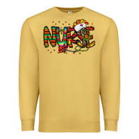 Antique Gold nurse taco mexico Premium Sweatshirt - CowhideDigitalArt