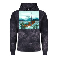 Cloud Black the lake is my happy place Vintage Hoodie - TumblerDesignByShophia