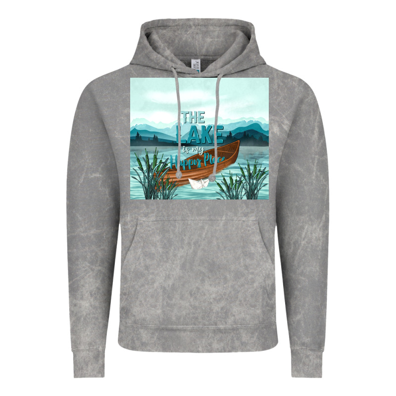 The Lake Is My Happy Place Vintage Hoodie by TumblerDesignByShophia | Teevron