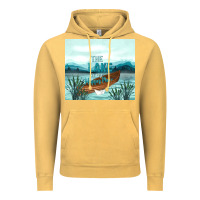 Vintage Mustard the lake is my happy place Vintage Hoodie - TumblerDesignByShophia