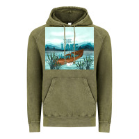 Vintage Olive the lake is my happy place Vintage Hoodie - TumblerDesignByShophia