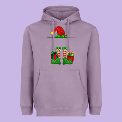 Christmas Elf Custom Name Heavyweight Hoodie Designed By Artiststas