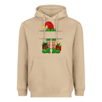 Mushroom christmas elf custom name Heavyweight Hoodie - Artiststas