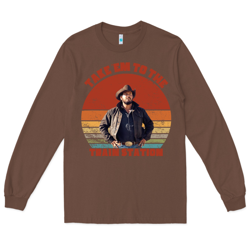 Rip Wheeler Quote Poster Art Long Sleeve Tee by lanVoArt | Teevron