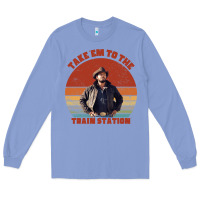 Colony Blue rip wheeler quote poster art Long Sleeve Tee - lanVoArt
