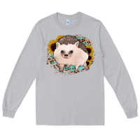 Moon Dust hedgehog with sunflowers and leopard Long Sleeve Tee - Jasminsmagicworld