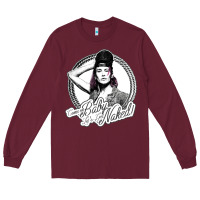 Burgundy teeter come on ba Long Sleeve Tee - lanVoArt