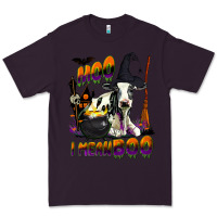 Plum Moo I Mean Boo Holstein Cow Premium Tee - LillyAllenDesigns