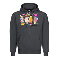Smoke Easter Teacher Life Zipper Hoodie - CowhideDigitalArt