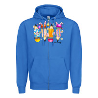 True Royal Easter Teacher Life Zipper Hoodie - CowhideDigitalArt