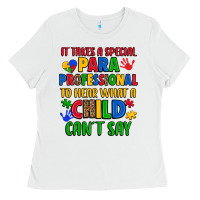 White it takes a special paraprofessional to hear what a Ladies Tee - Artiststas