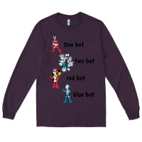 Plum day gift mega video man games funny graphic gift Long Sleeve Tee - lanVoArt