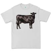 Dove Grey black angus cow Premium Tee - LillyAllenDesigns