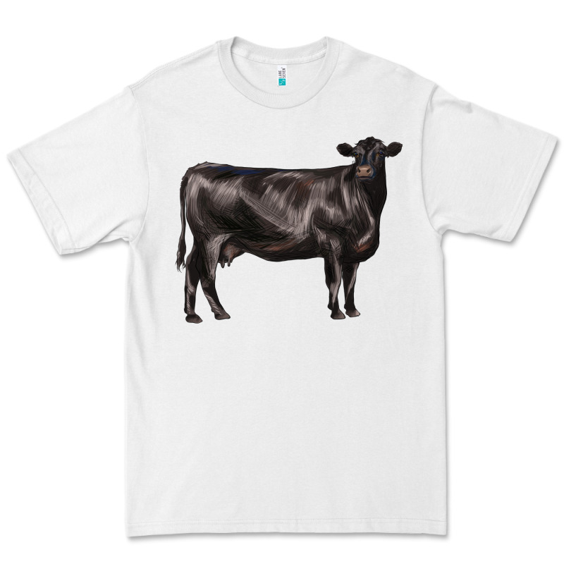 Black Angus Cow Premium Tee by LillyAllenDesigns | Teevron