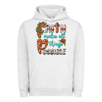 Pigment Lunar Rock faith makes all things possible Urban Hoodie - BarkalooDesign