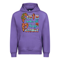 Faith Makes All Things Possible Urban Hoodie | Teevron
