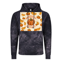 Cloud Black pumpkin spice fall leaves Vintage Hoodie - TumblerDesignByShophia