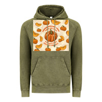 Pumpkin Spice Fall Leaves Vintage Hoodie | Teevron