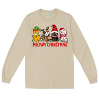 Mushroom meowy christmas Long Sleeve Tee - CowGirlArtShop