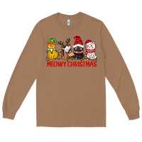 Toasted Coconut meowy christmas Long Sleeve Tee - CowGirlArtShop