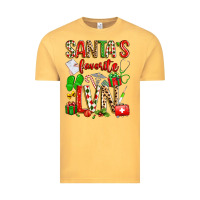 Vintage Mustard santa's favorite lvn Vintage Tee - texasbilliewilder