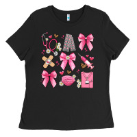 Coquette Bow Nurse Ladies Tee | Teevron