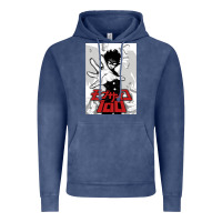 Vintage Denim mob psyco 100   % Vintage Hoodie - lanVoArt