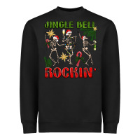 Black Jingle Bell Rockin' Heavyweight Sweatshirt - BundleAndBundleShop