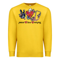 Lemon peace love nursing Premium Sweatshirt - SublimationCraftShop