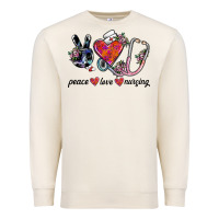 Sandshell peace love nursing Premium Sweatshirt - SublimationCraftShop