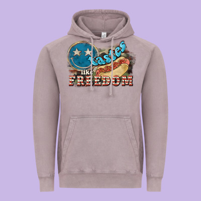 Tastes Like Freedom 4th Of July Vintage Hoodie Designed By Howdyjamesfarm