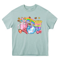 Arona Unicorn Coffee Cup With Star Bbs Heavy Core Tee - BundleAndBundleShop