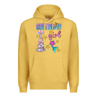 Antique Gold birthday girl Premium Hoodie - BundleAndBundleShop