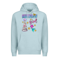 Blue Mist birthday girl Premium Hoodie - BundleAndBundleShop