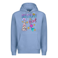 Colony Blue birthday girl Premium Hoodie - BundleAndBundleShop