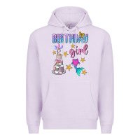 Lilac birthday girl Premium Hoodie - BundleAndBundleShop