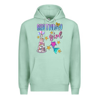 Seafoam birthday girl Premium Hoodie - BundleAndBundleShop