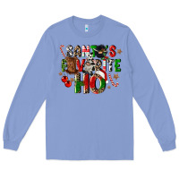 Colony Blue santas favorite ho Long Sleeve Tee - CowGirlArtShop