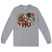 Heather Grey santas favorite ho Long Sleeve Tee - CowGirlArtShop
