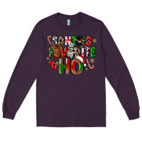 Plum santas favorite ho Long Sleeve Tee - CowGirlArtShop