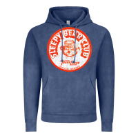 Vintage Denim sleepy bear club   70s thrift store aesthetic Vintage Hoodie - lanVoArt